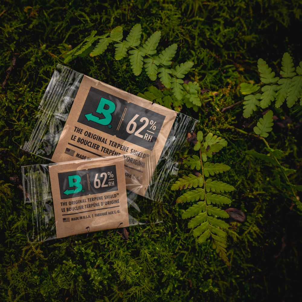 Boveda Terpene Shield auf Walduntergrund