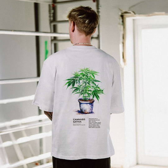 Cannabis Sativa T-Shirt Oversized