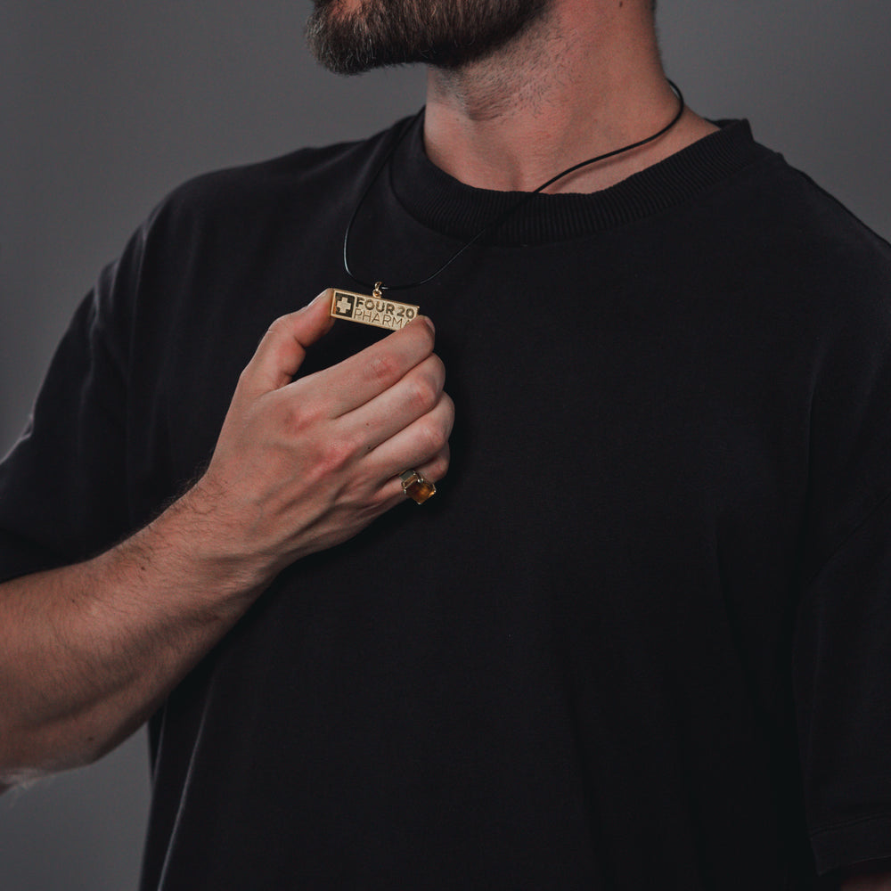 Mary Chainz x Four 20 Pharma Logo Kette gold