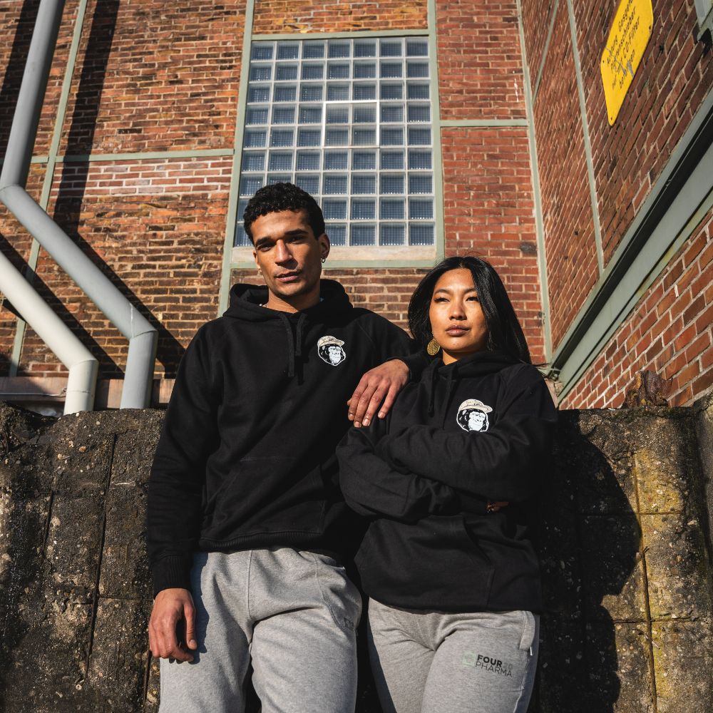 Four 20 Fam Gorilla Hoodie schwarz